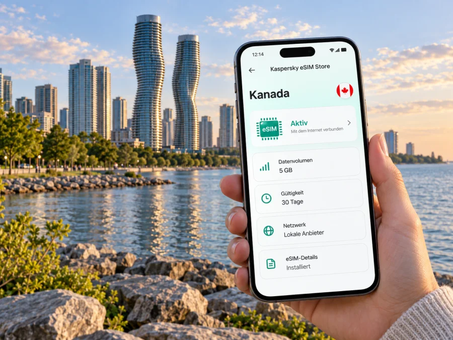 Mississauga eSIM: Mobiles Internet in Kanada
