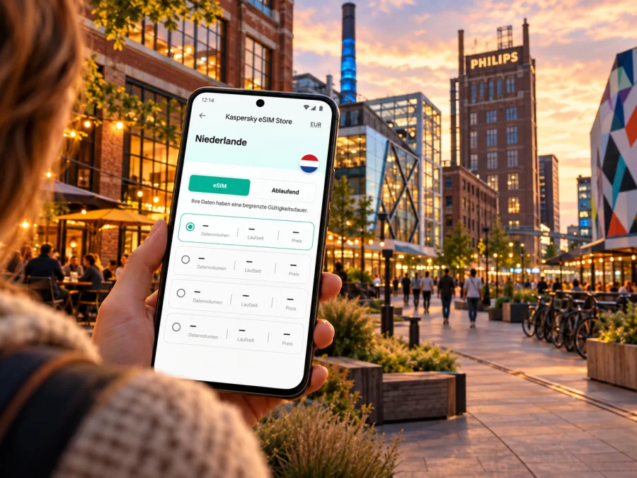 Eindhoven mit eSIM: mobiles Internet für die Reise