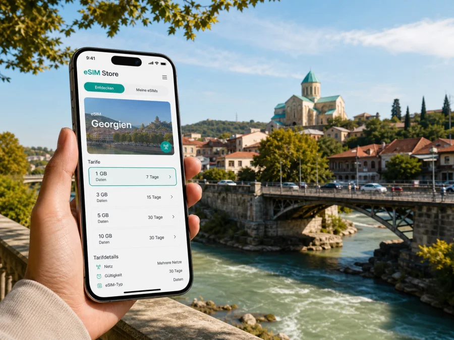 Kutaisi eSIM: Internet für Ihre Reise