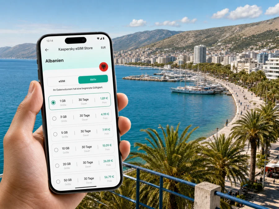 Vlora eSIM: mobiles Internet für Albanien