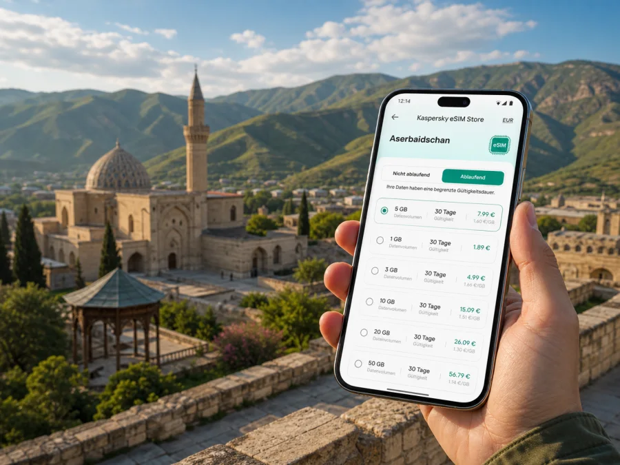 Shamakhi eSIM: Internet und mobile Verbindung
