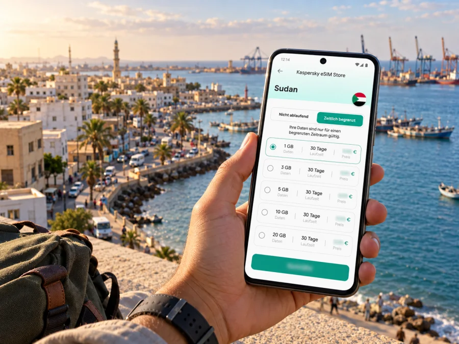 Port Sudan eSIM: mobiles Internet für die Reise