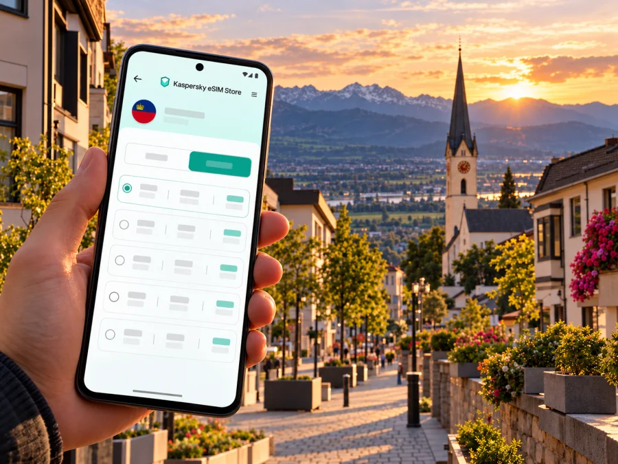 Schaan: eSIM für mobiles Internet in Liechtenstein