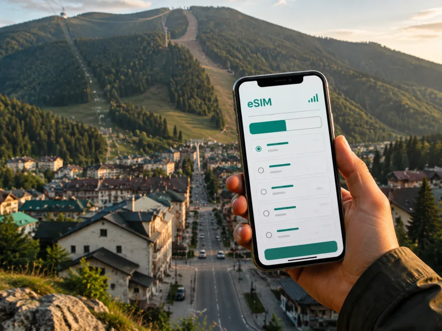 eSIM für Kolašin: Mobiles Internet in Montenegro