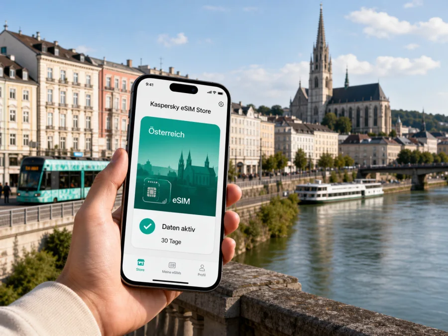 Linz eSIM: mobiles Internet für die Reise