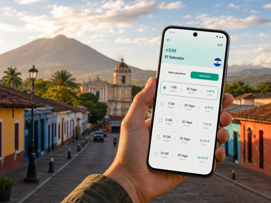 Sonsonate eSIM: Internet für Ihre Reise