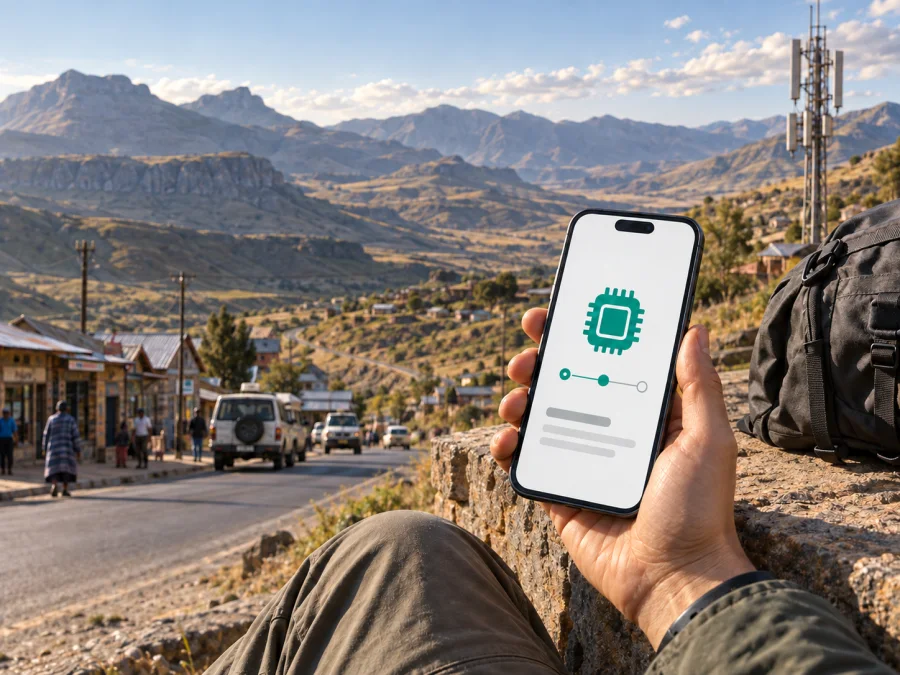 Vodacom eSIM in Lesotho: Was Reisende prüfen