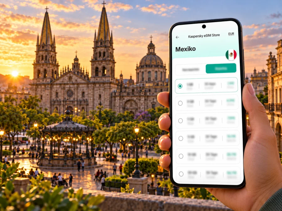 Guadalajara: eSIM für mobiles Internet in Mexiko