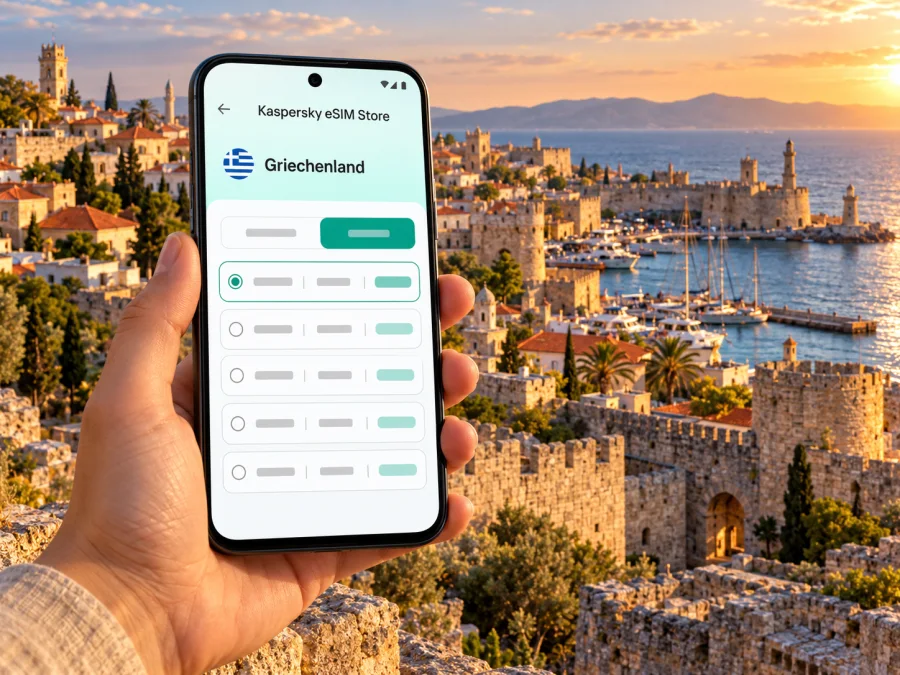 Rhodos eSIM: Mobiles Internet in Griechenland