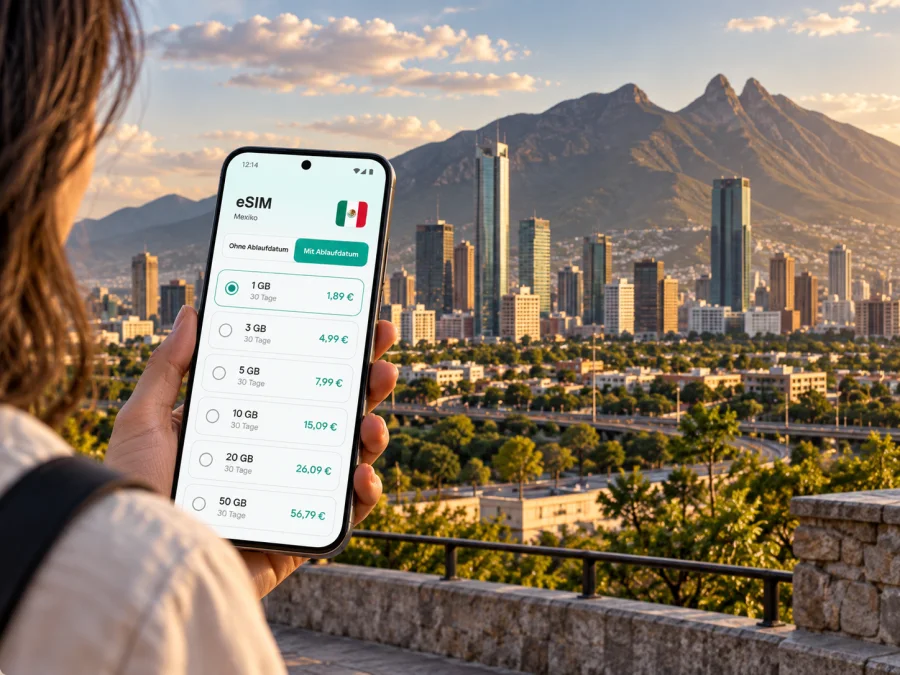 Monterrey eSIM: Mobiles Internet für die Stadt