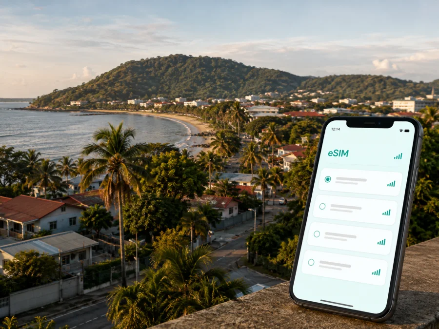 eSIM für Remire-Montjoly: mobiles Internet