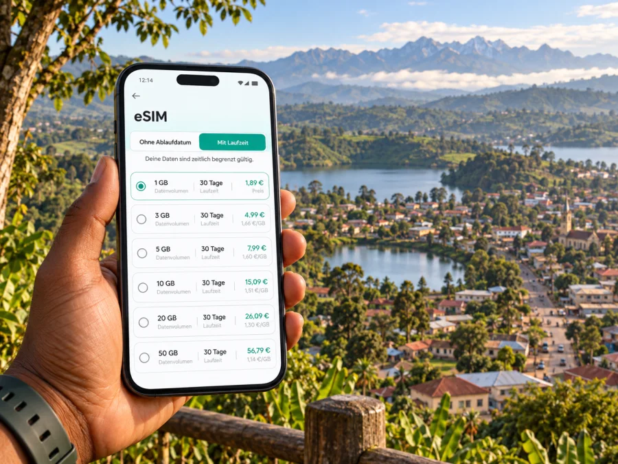 Fort Portal: eSIM für Reise und mobiles Internet