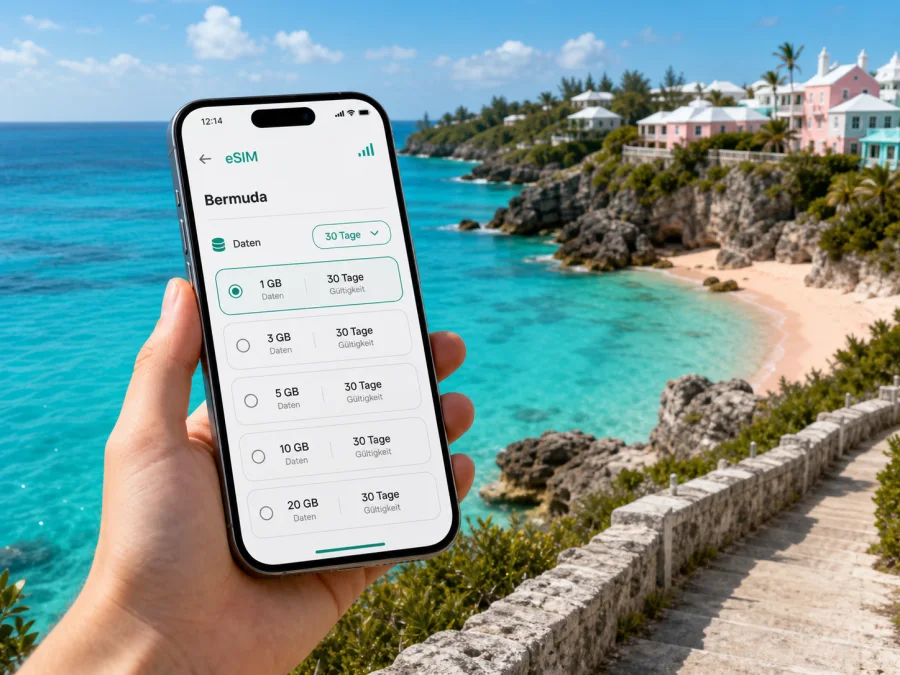 Warwick eSIM: Internet für Bermuda-Reisen
