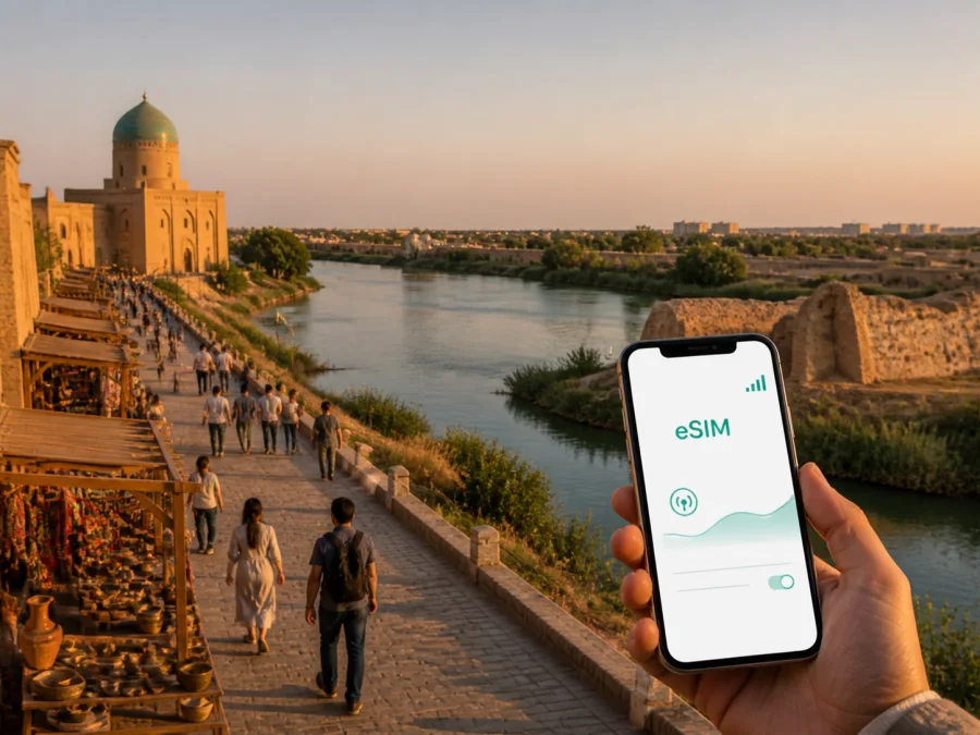 Termez eSIM: Mobiles Internet für Ihre Reise