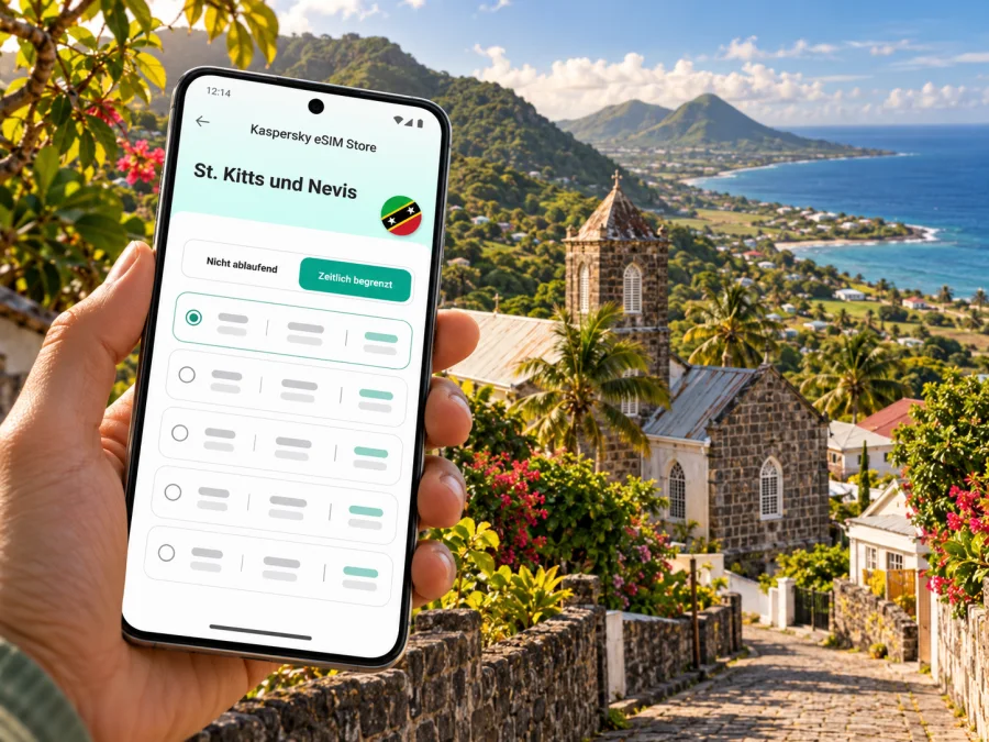 Gingerland eSIM: mobiles Internet auf Nevis