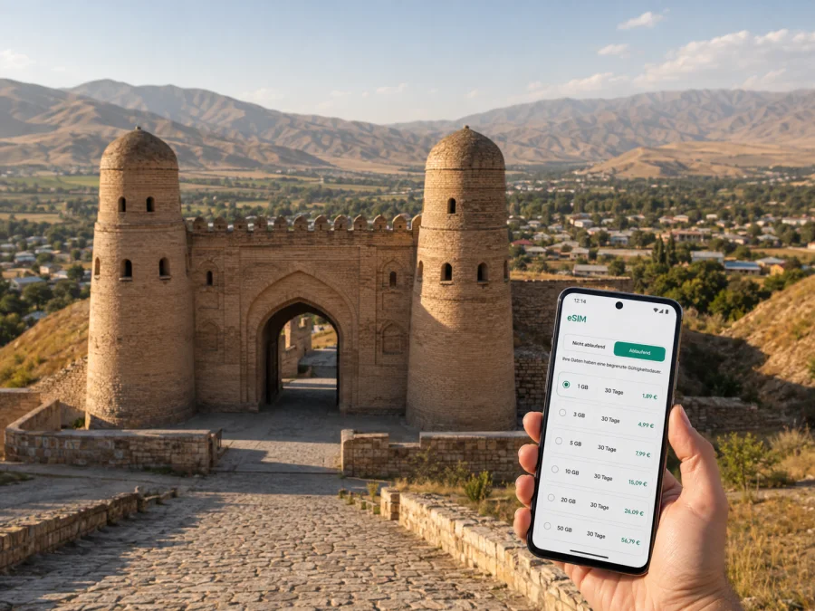 Hisor eSIM: Mobiles Internet in Tadschikistan