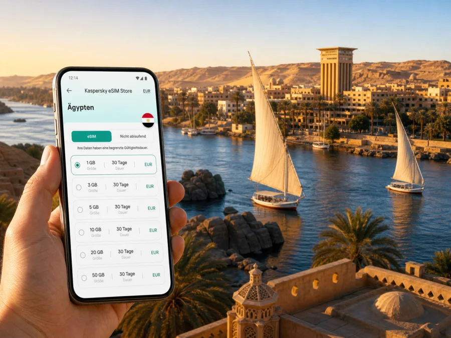 Assuan eSIM: mobiles Internet für die Reise