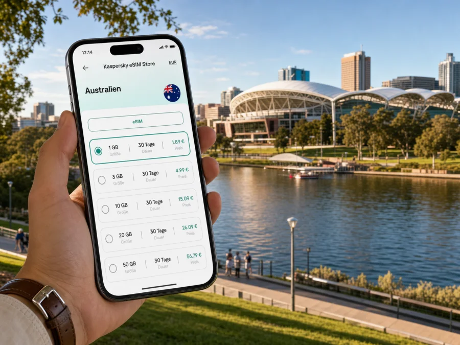 Adelaide eSIM: mobile Verbindung und Internet