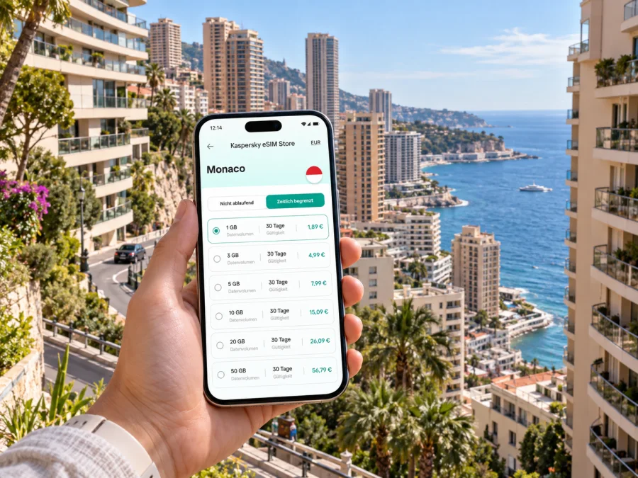 Saint Roman eSIM: mobiles Internet in Monaco