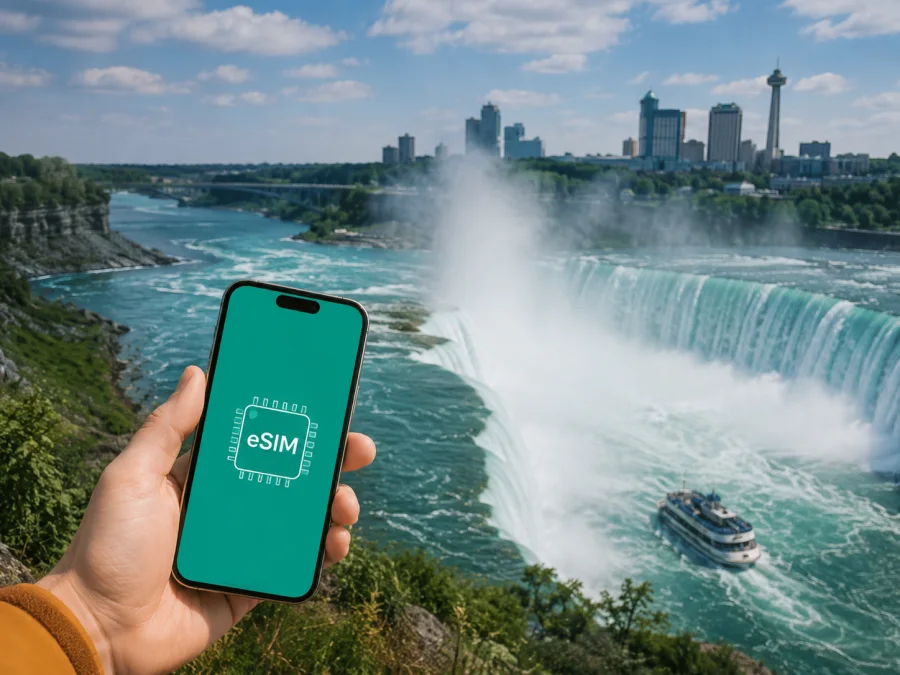 Niagarafälle eSIM: Mobiles Internet in Kanada