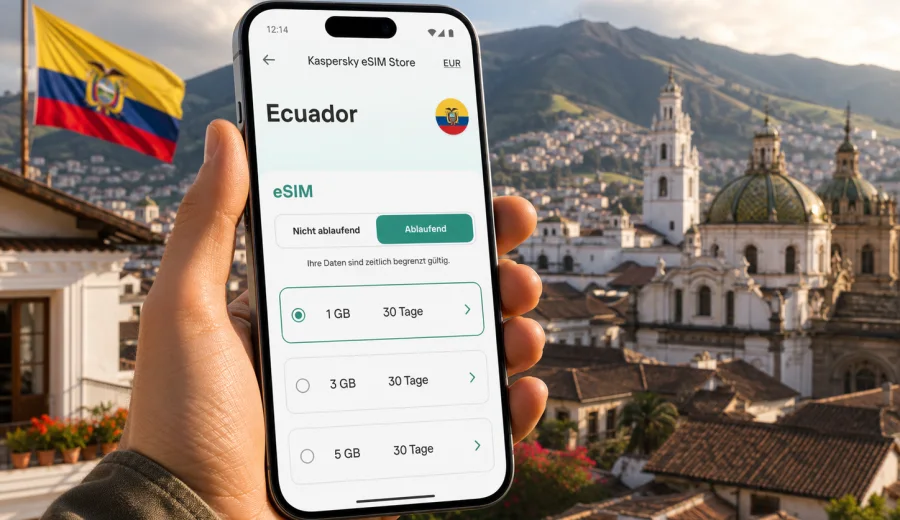 eSIM Ecuador: Internet und mobile Verbindung