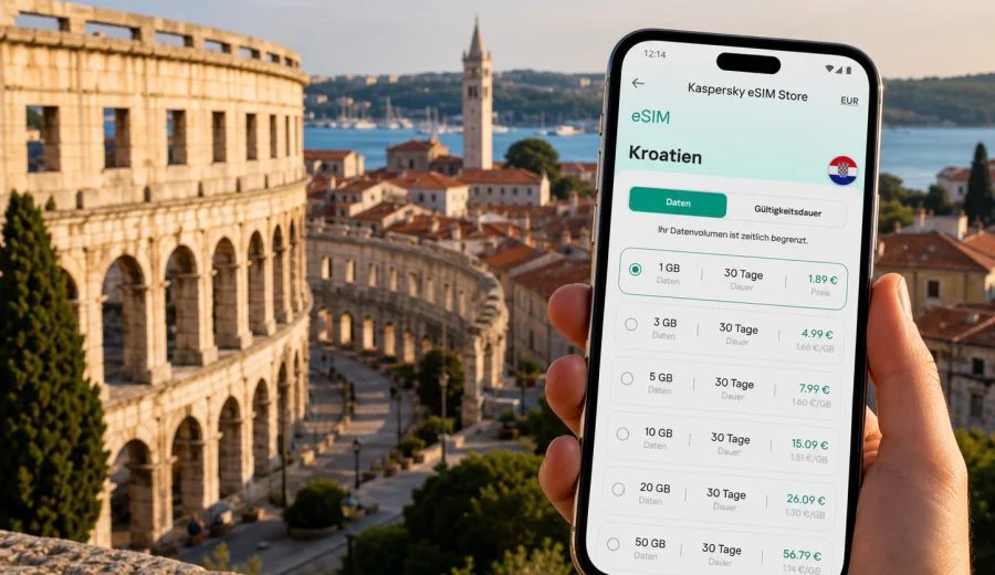eSIM Pula: Internet für Ihre Kroatien-Reise