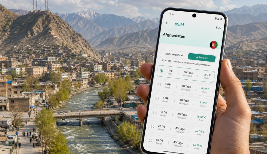 Faizabad eSIM: Internet für die Reise