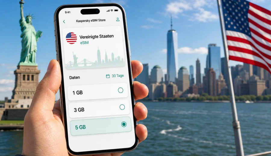 USA eSIM: Internet für die Vereinigten Staaten