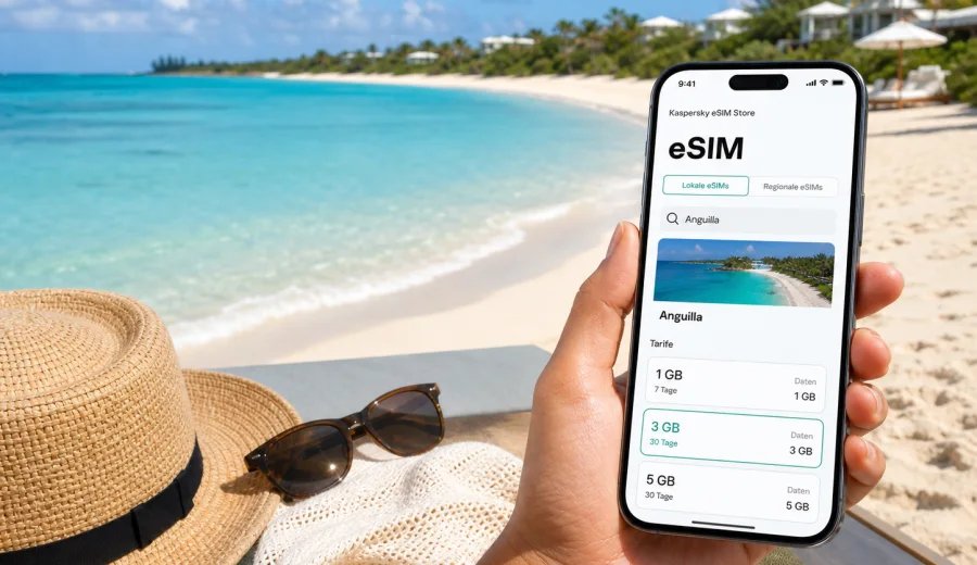 West End eSIM: Internet für Anguilla