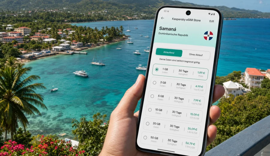 Samaná eSIM: Internet und mobile Verbindung