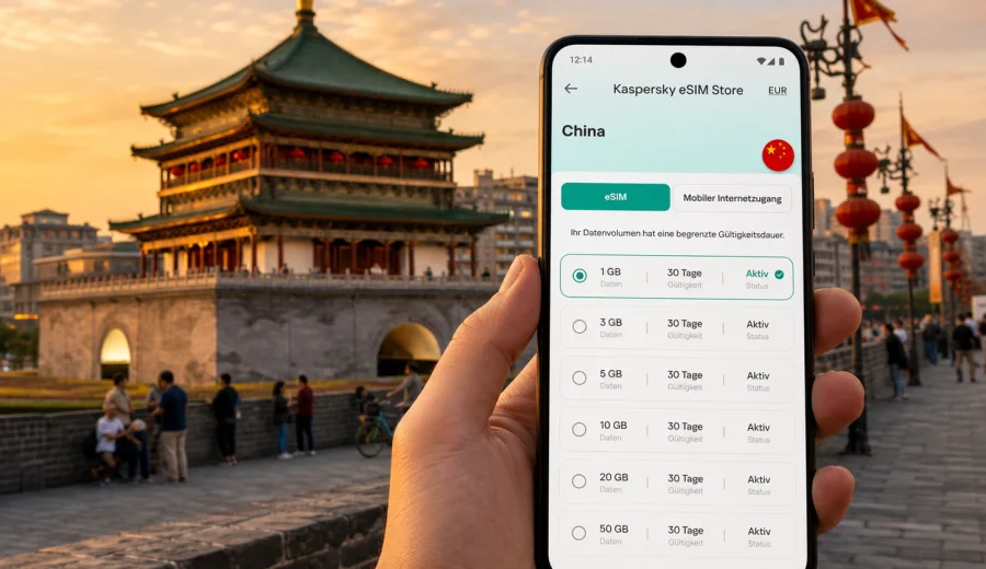 Xi'an eSIM: mobiles Internet für Ihre Reise