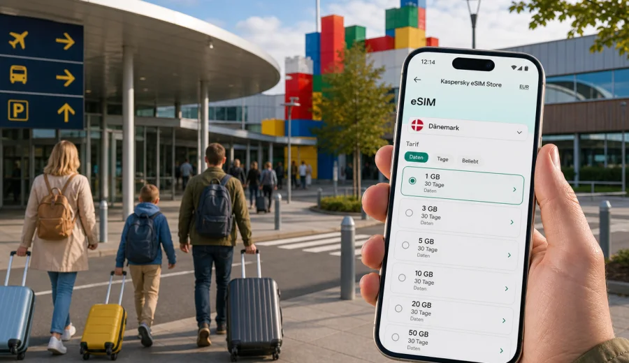 Billund eSIM: Internet für Ihre Reise
