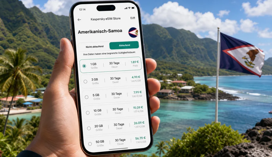 Amerikanisch-Samoa eSIM: Internet auf Reisen