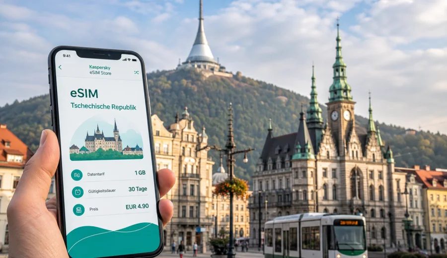 Liberec eSIM: Internet für Ihre Reise