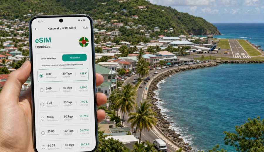 Marigot eSIM: Internet für Dominica-Reisen