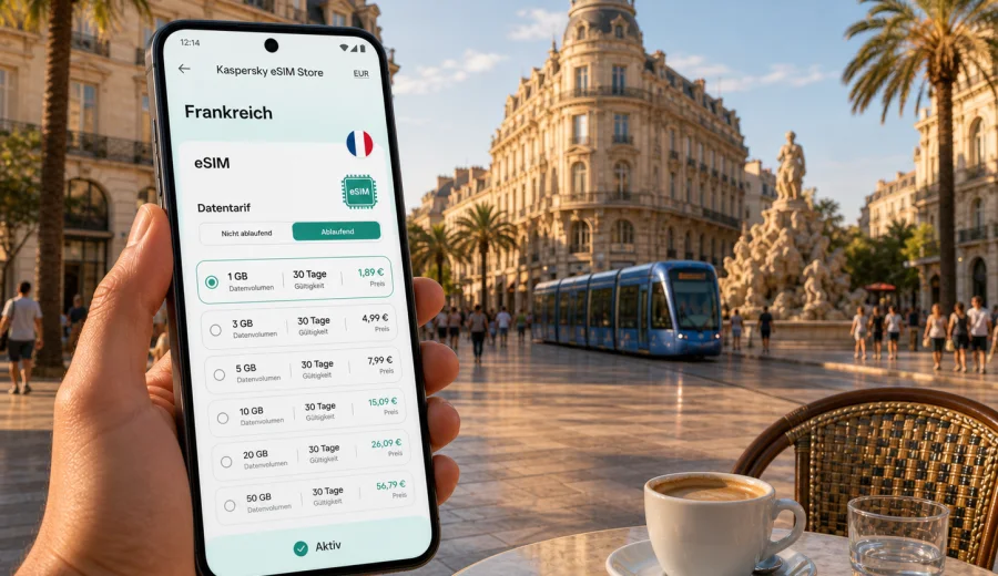 Montpellier eSIM: Internet für Ihre Reise
