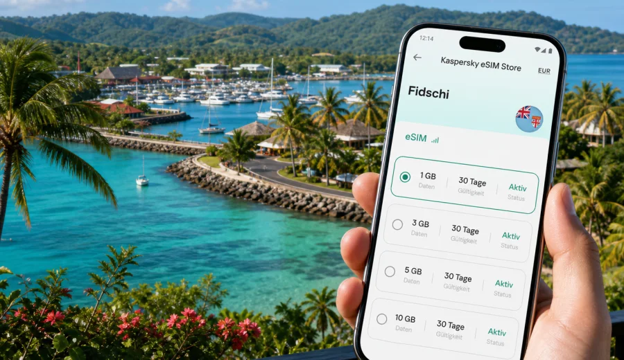 Pacific Harbour eSIM: mobiles Internet auf Fidschi