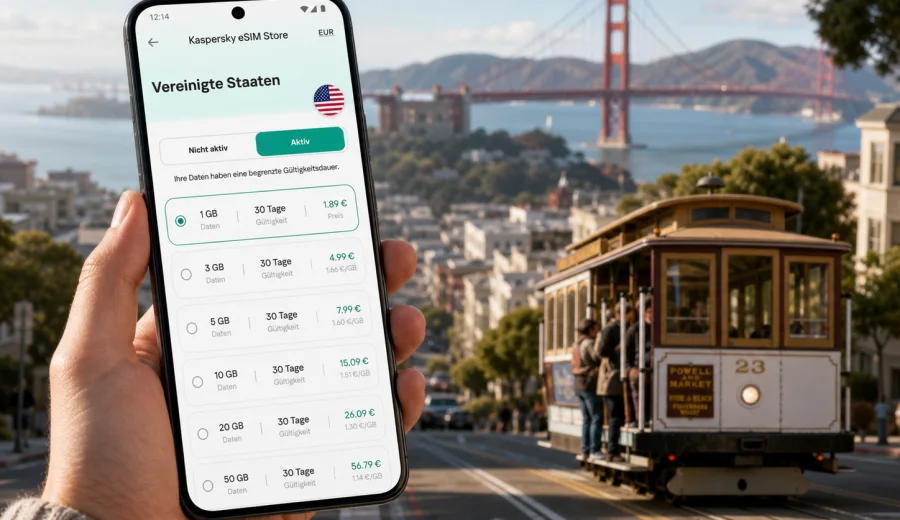 San Francisco eSIM: mobiles Internet auf Reisen