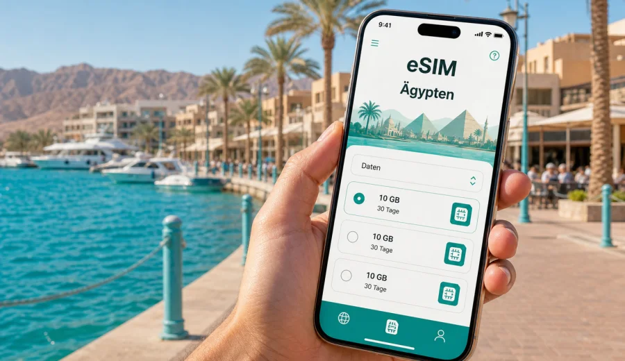 Hurghada eSIM: Internet für Ihre Reise