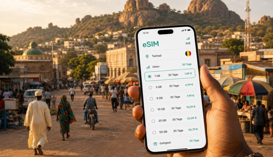 Mongo eSIM: mobiles Internet im Tschad