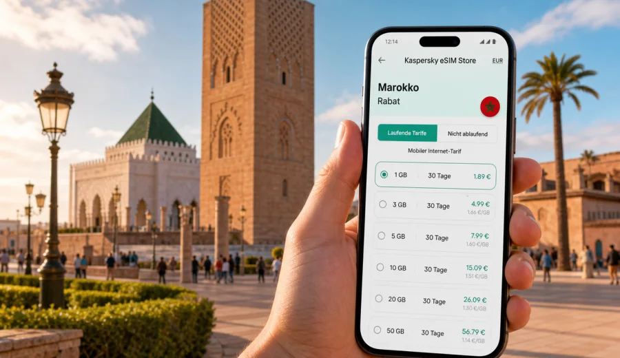 Rabat eSIM: mobiles Internet für Ihre Reise