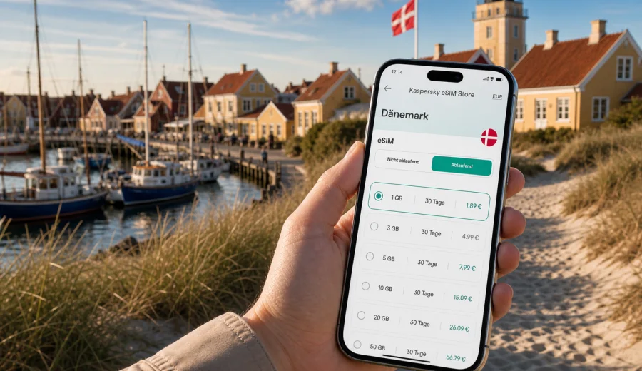 Skagen eSIM: mobiles Internet in Dänemark