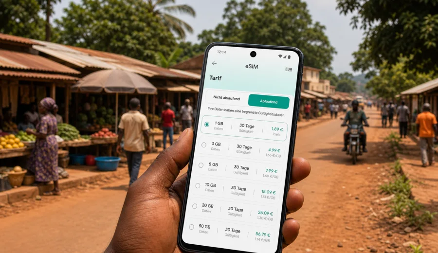 Mbaiki eSIM: mobile Verbindung und Internet