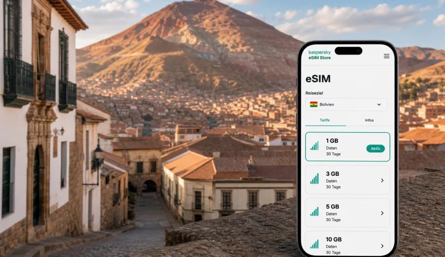 Potosi eSIM: mobiles Internet für die Reise