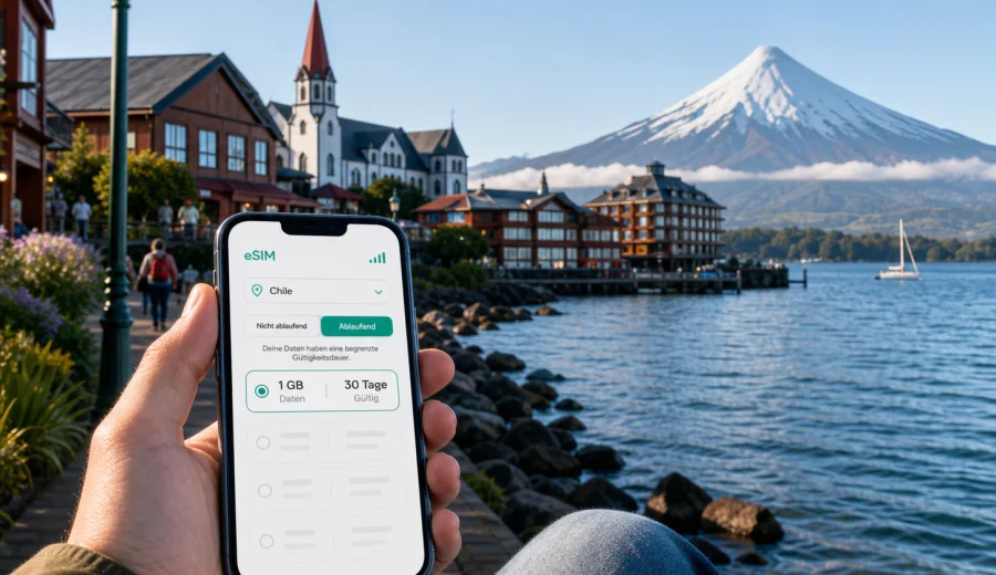 Puerto Varas eSIM: Internet für die Chile-Reise
