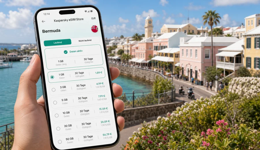 Paget eSIM: Internet für Bermuda-Reisen