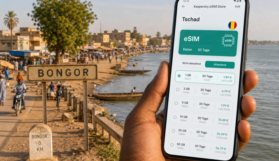 Bongor eSIM: Internet und mobile Verbindung