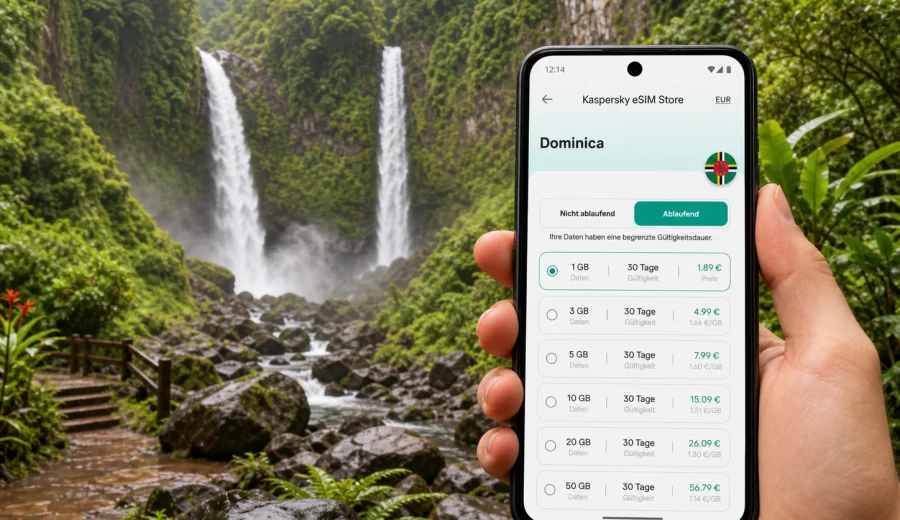 Trafalgar eSIM: Internet für Dominica-Reisen