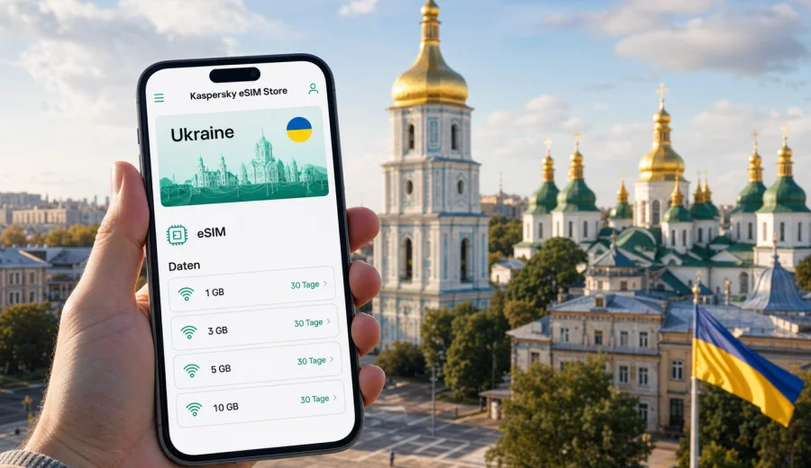 eSIM Ukraine: mobile Verbindung und Internet