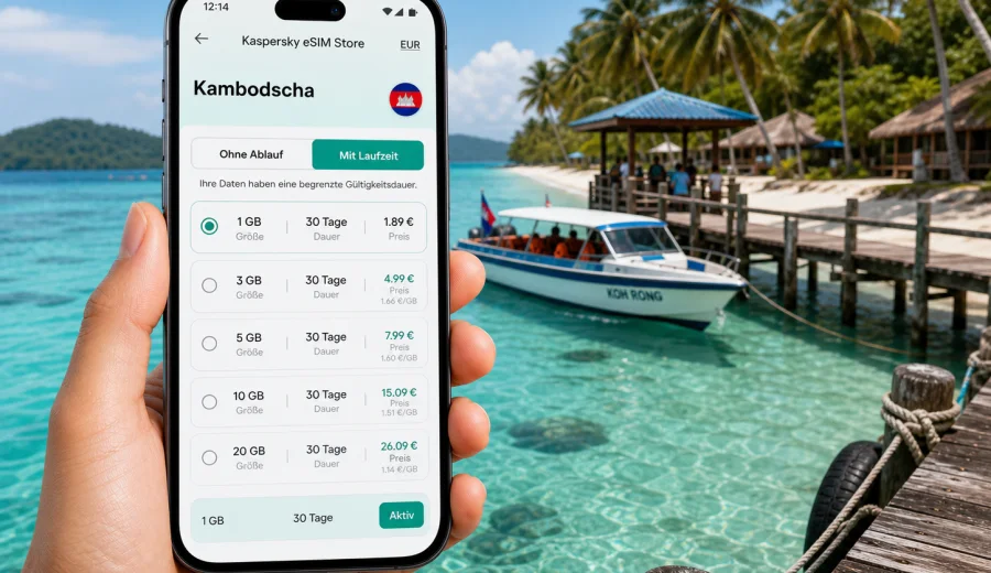 Koh Rong eSIM: mobiles Internet in Kambodscha